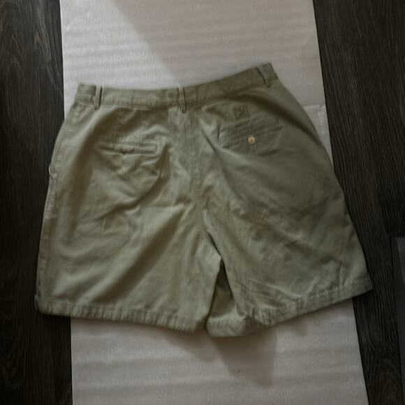 Lauren Ralph Lauren Khaki Chino Shorts 14W School Preppy Plus Unisex Baggy - Picture 4 of 9